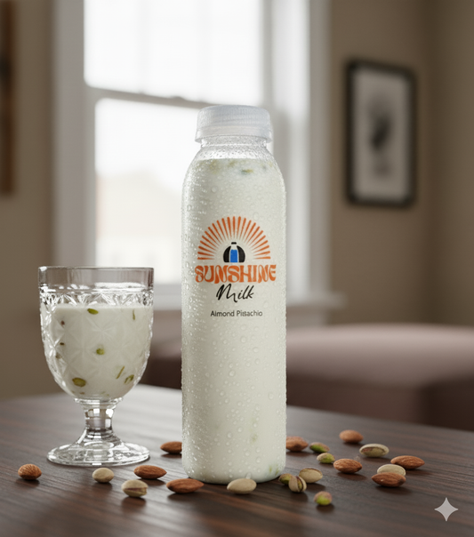 Almond Pistachio Milk - 12 OZ Bottle